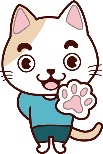 ネコの不用品回収キャラクター